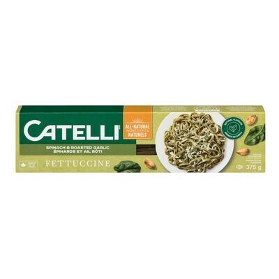 CATELLI Pâtes fettuccine aux épinards. Bistro 375 g