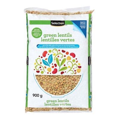 SELECTION Lentilles vertes 900 g