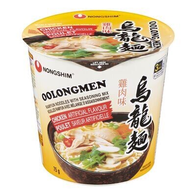NONG SHIM Mélange pour soupe aux nouilles oolong à saveur de poulet 75 g