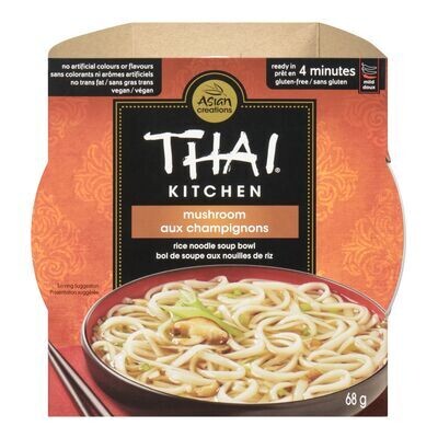 THAI KITCHEN Bol de nouilles au riz aux champignons 68 g