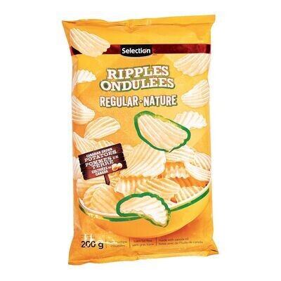SELECTION Croustilles ondulées nature 200 g