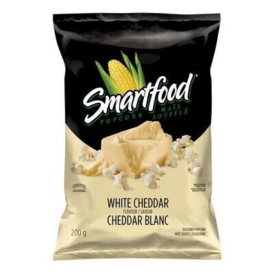 SMARTFOOD Maïs soufflé au cheddar blanc 200 g