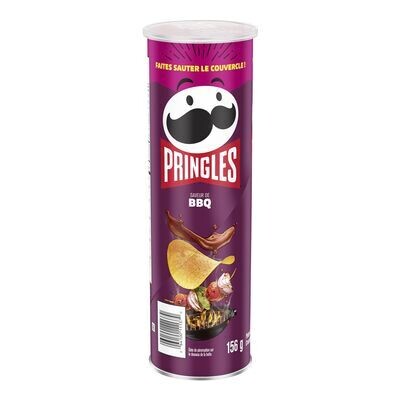 PRINGLES Croustilles à saveur de BBQ 156 g