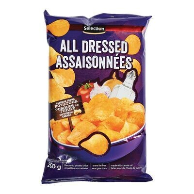 SELECTION Croustilles assaisonnées 200 g