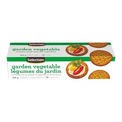 SELECTION Craquelins aux légumes du jardin 225 g