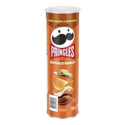 PRINGLES Croustilles à saveur de Buffalo Ranch 156 g