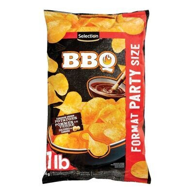 SELECTION Croustilles au barbecue 454 g