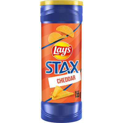 LAY&#39;S Croquilles au cheddar, Stax 155 g