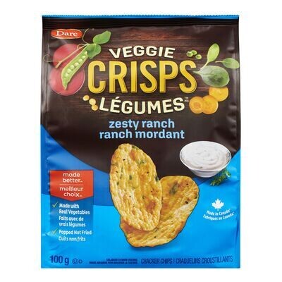 DARE Craquelins croustillants au ranch mordant, Crisps Légume 100 g