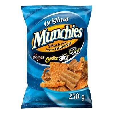 MUNCHIES Super mélange de grignotines classiques 250 g