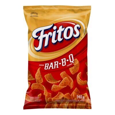 FRITOS Croustilles de maïs à saveur de barbecue 340 g