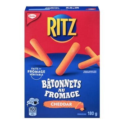 RITZ Bâtonnets au fromage cheddar 180 g