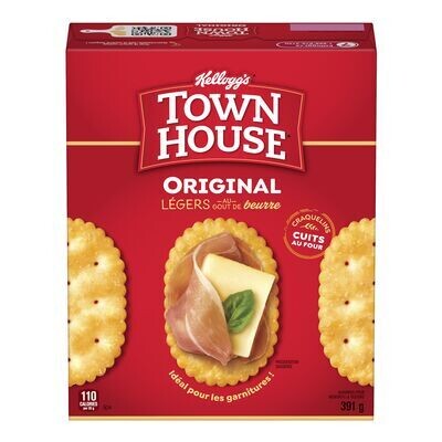 KEEBLER Craquelins légers à saveur de beurre originale, Town House 391 g