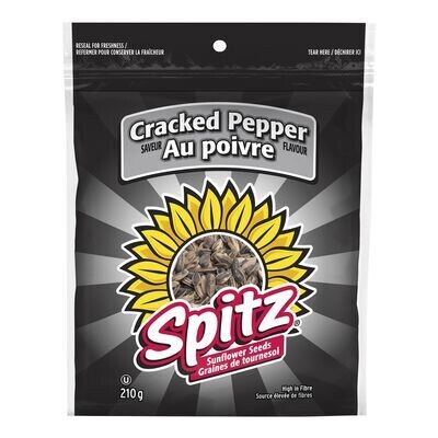 SPITZ Graines de tournesol au poivre 210 g