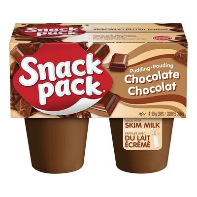 SNACK PACK Coupes de pouding au chocolat 4x99 g
