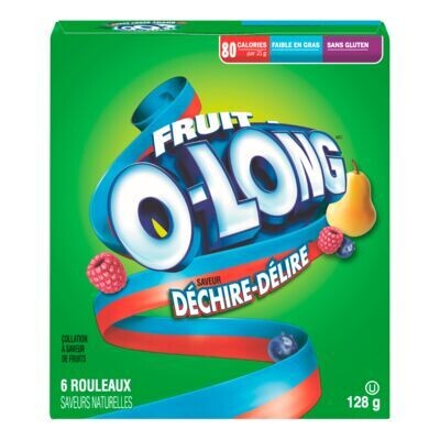BETTY CROCKER Roulés aux fruits à la saveur de baies, Fruit-O-Long 128 g