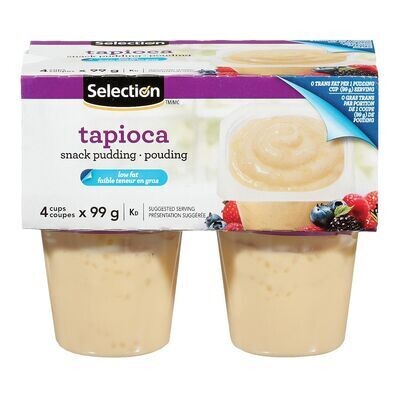SELECTION Poudings au tapioca 4 un