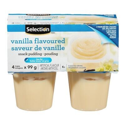 SELECTION Poudings à saveur de vanille 4 un