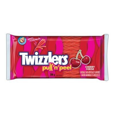 TWIZZLERS Bonbons tirez et pelez à saveur de cerise 396 g