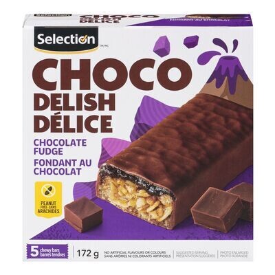 SELECTION Barres tendres granola au fondant au chocolat 5 barres