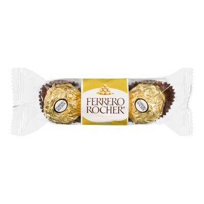 FERRERO Fins chocolats à la noisette. Rocher 3x12.5 g