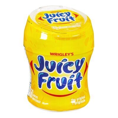WRIGLEY&#39;S Bouteille de gommes à saveur originale, Juicy Fruit 60 un