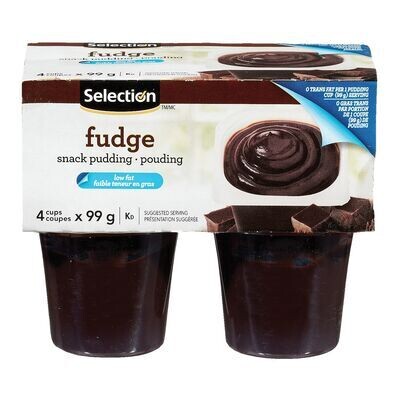 SELECTION Poudings au fudge 4 un