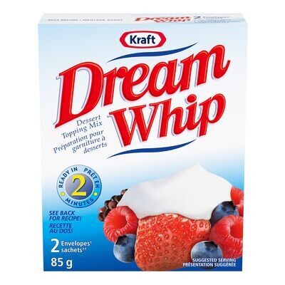 KRAFT Mélange pour garniture à desserts, Dream Whip 85 g