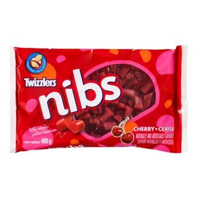 TWIZZLERS Réglisse à saveur de cerise, Nibs 400 g