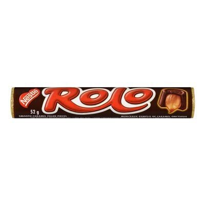 NESTLÉ Bouchées de chocolat au lait et de caramel crémeux, Rolo 52 g