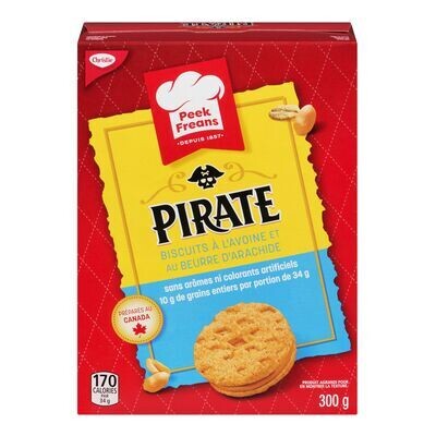 PEEK FREANS Biscuits au beurre d&#39;arachide, Pirate 300 g