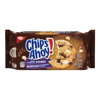 CHIPS AHOY! Biscuits aux triple morceaux de chocolat 251 g
