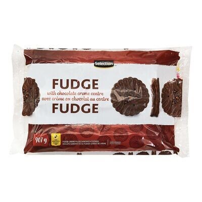 SELECTION Biscuits sandwichs au fudge garnis de crème au chocolat 907 g