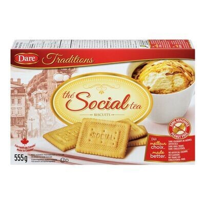 DARE Biscuits thé social. Tradition 555 g