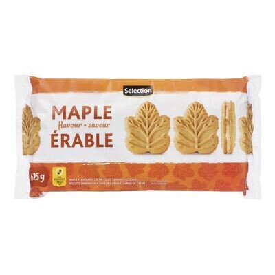 SELECTION Biscuits sandwichs à l&#39;érable garnis de crème à l&#39;érable 625 g