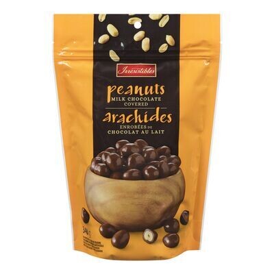 IRRESISTIBLES Arachides enrobées de chocolat au lait 340 g