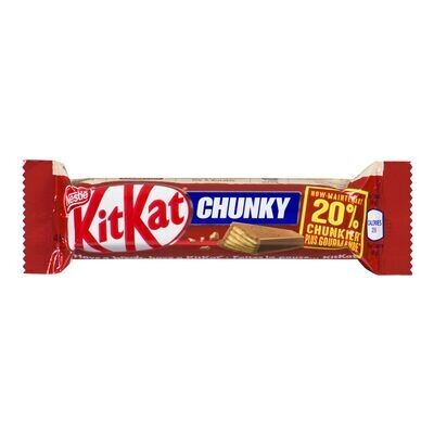 NESTLÉ Tablette de chocolat Chunky, Kit Kat 49 g