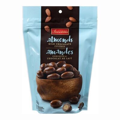 IRRESISTIBLES Amandes enrobées de chocolat au lait 300 g