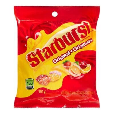 STARBURST Bonbons originaux à saveur de fruits 191 g