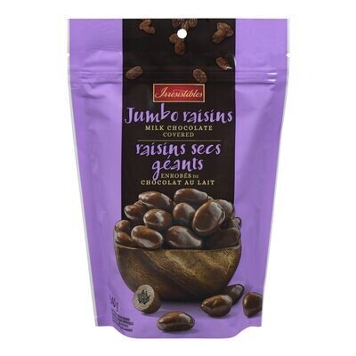 IRRESISTIBLES Chocolat au raisin sec géant 340 g