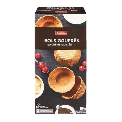 IRRESISTIBLES Bols gaufrés pour la crème glacée 10 un