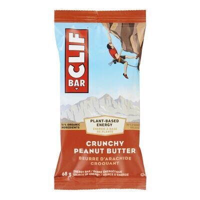 CLIF BAR Barre énergétique à saveur de beurre d&#39;arachide croquant 68 g