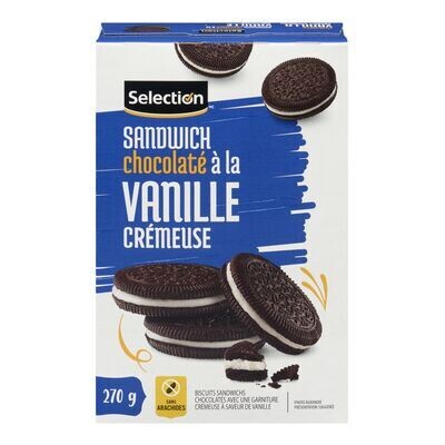 SELECTION Biscuits au chocolat et à la vanille 270 g
