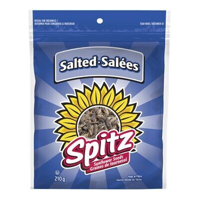 SPITZ Graines de tournesol salées 210 g