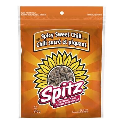 SPITZ Graines de tournesol à saveur de chili sucré et piquant 210 g