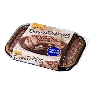 MCCAIN Gâteau marbré surgelé, Deep&#39;n Delicious 510 g