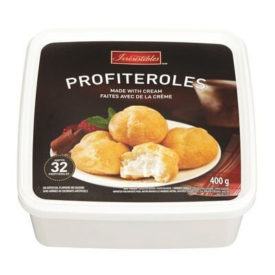 IRRESISTIBLES Profiteroles surgelées Approx. 32 un - 400 g