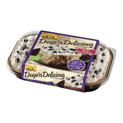 MCCAIN Gâteau au biscuits et crème surgelé, Deep&#39;n Delicious 510 g