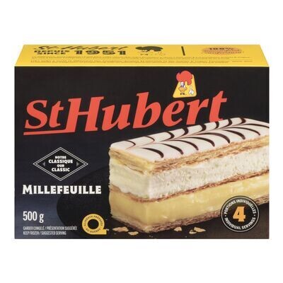 ST-HUBERT Gâteau millefeuille classique surgelé 500 g