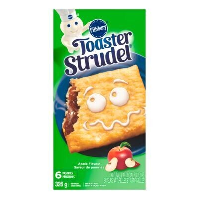TOASTER STRUDEL Pâtisseries aux pommes avec glaçage 326 g